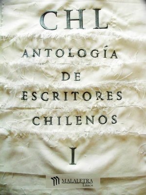 cover image of CHL Antología de autores chilenos I